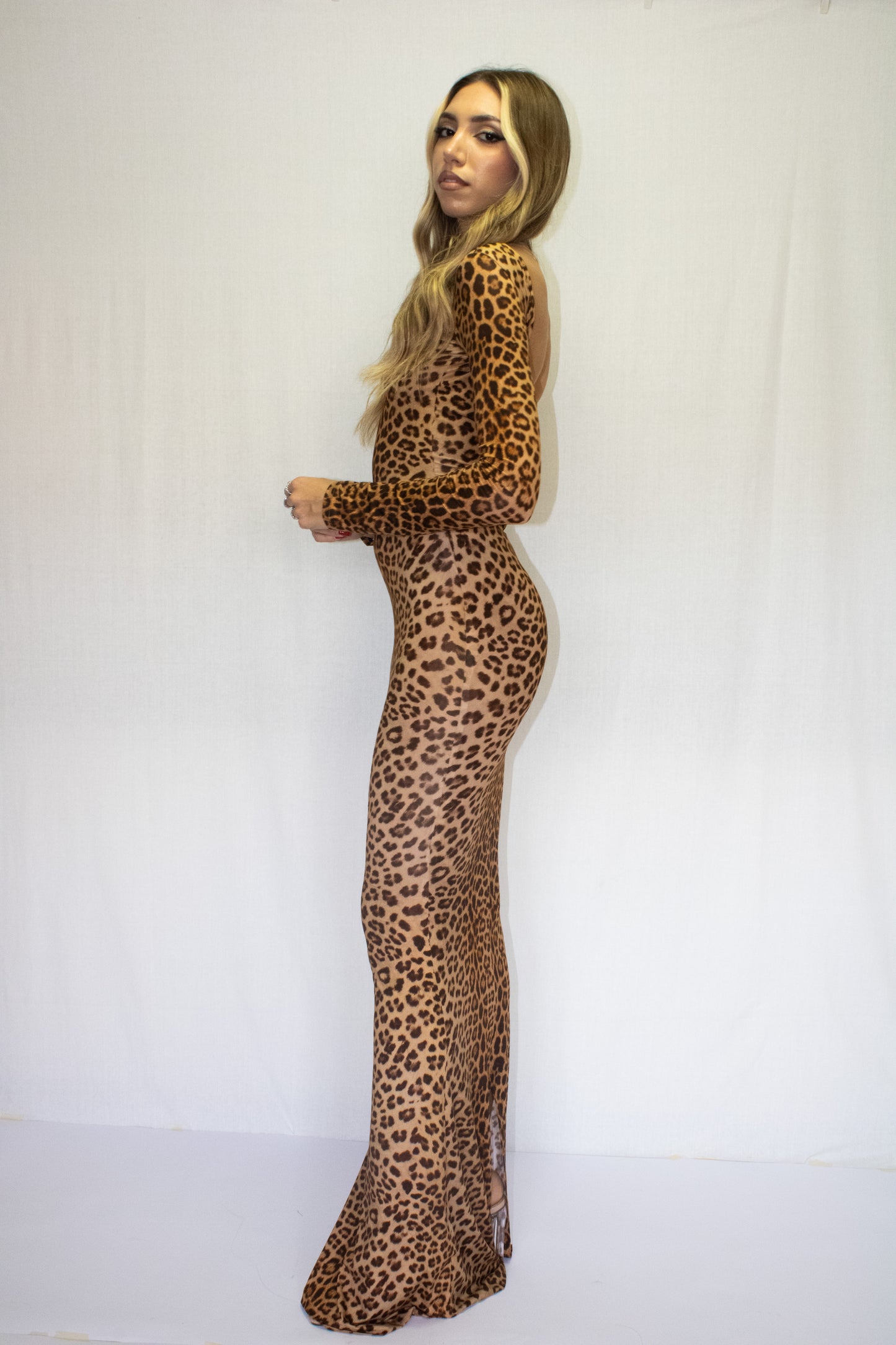 MAXI DRESS LEOPARD