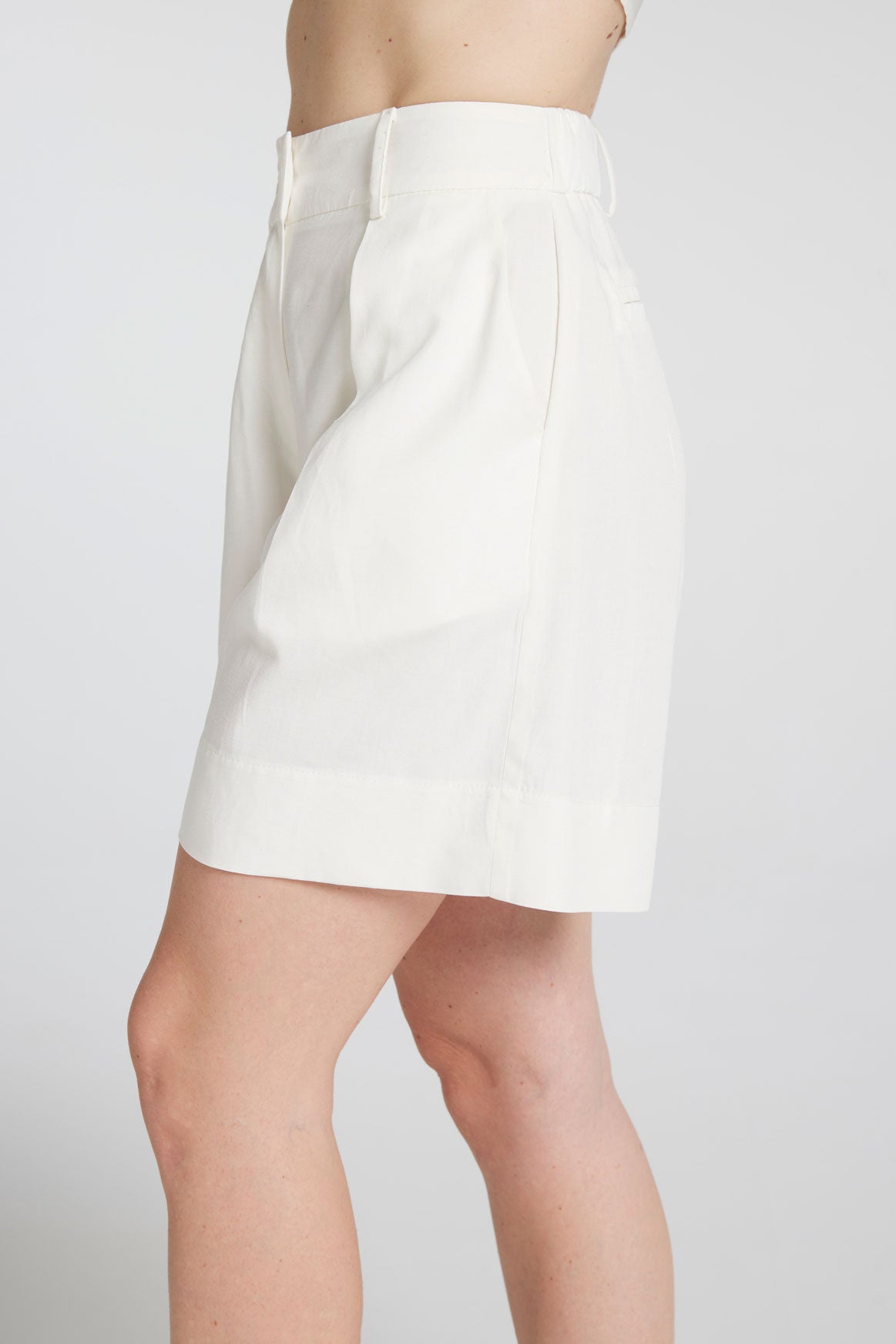 SHORTS POSITANO MISTO LINO