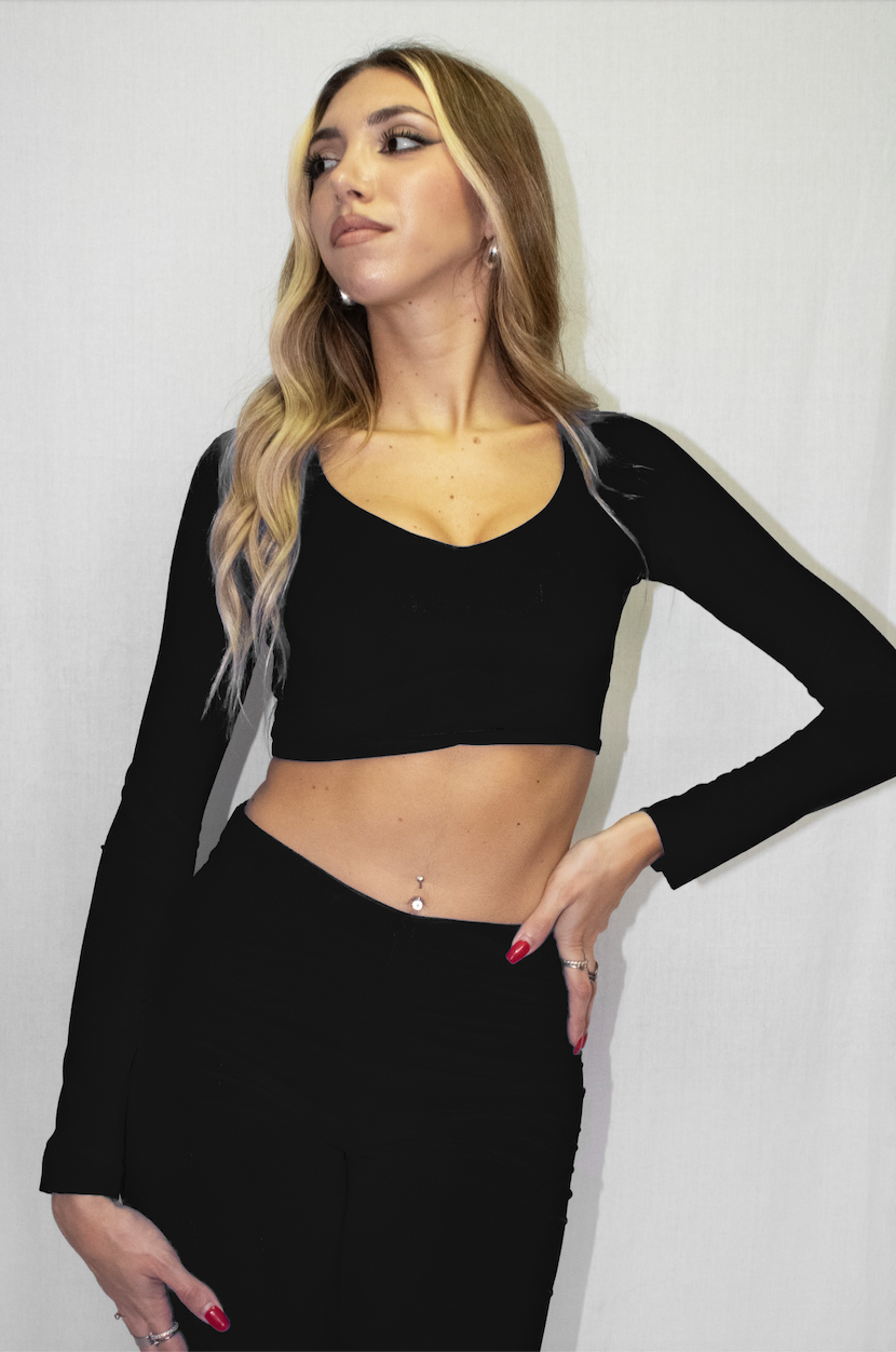 CROP MAGLIA SECONDSKIN