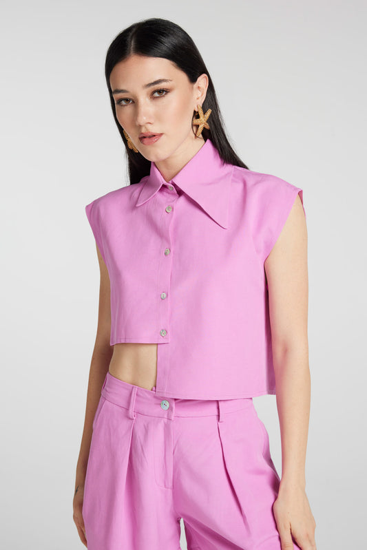 CAMICIA AMALFI MISTO LINO BARBIE